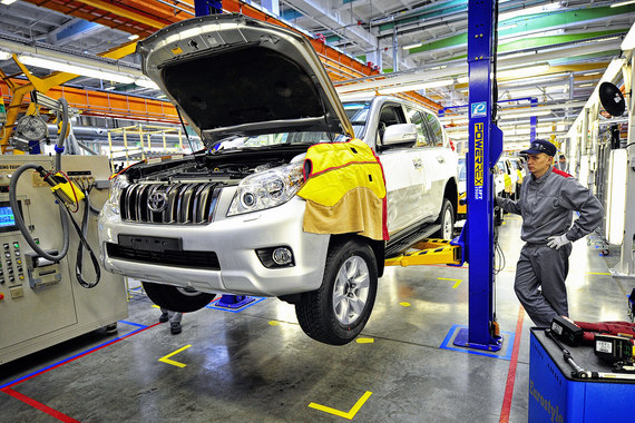 Сборка внедорожника Toyota Land Cruiser Prado на заводе «Соллерс-Буссан» во Владивостоке остановлена 26 июня