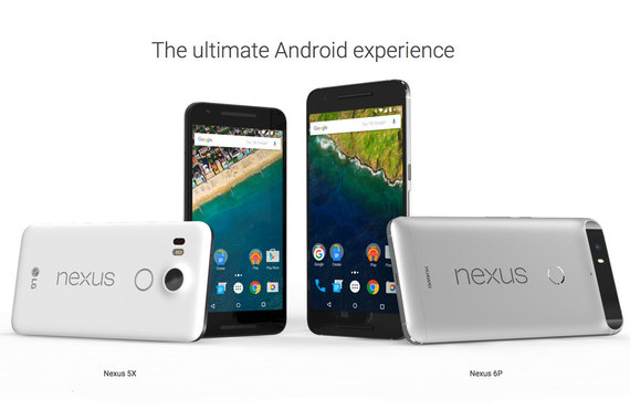 Google представил сразу две модели смартфонов Nexus