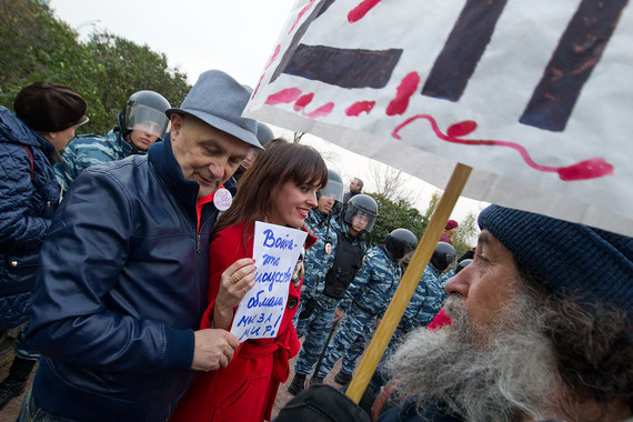 Антивоенный митинг в Москве