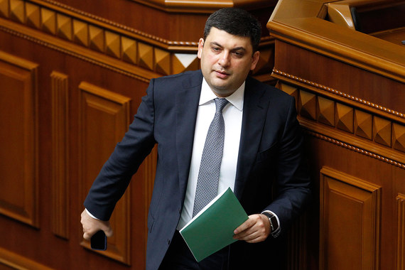 Украинский парламент наконец-то смог утвердить премьером Владимира Гройсмана