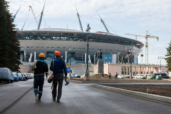 Сроки строительства стадиона "Зенит-Арена" в Петербурге остаются прежними