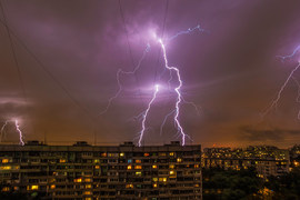 На город выпало более 37% месячной нормы осадков