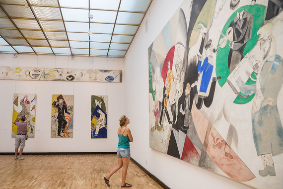 В постоянную экспозицию Третьяковской галереи впервые включены семь работ Шагала