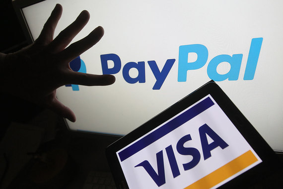 PayPal договорилась о прекращении вражды с основным конкурентом – Visa