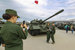 В подмосковной Кубинке проходит форум военной техники «Армия-2016». На фото: танк Т-55 после глубокой модернизации