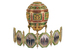 Faberge, декоративное пасхальное яйцо «Наполеон» с миниатюрами с изображениями наполеоновского полка, позолота, эмаль, миниатюрная роспись