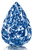 Голубой бриллиант Winston Blue в 13,22 карата, приобретенный в 2014 г. за $26,7 млн