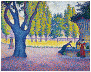 Поль Синьяк, «Сен-Тропе. Фонтан де Лис», 1895