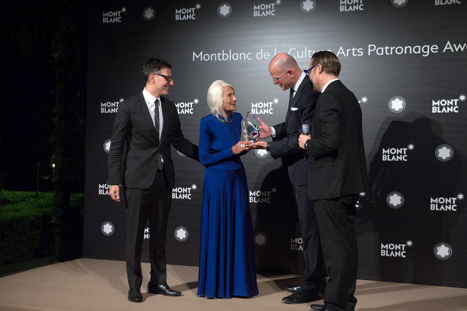 Галерист Соледад Лоренцо получает престижную награду Montblanc de la Culture Arts Patronage