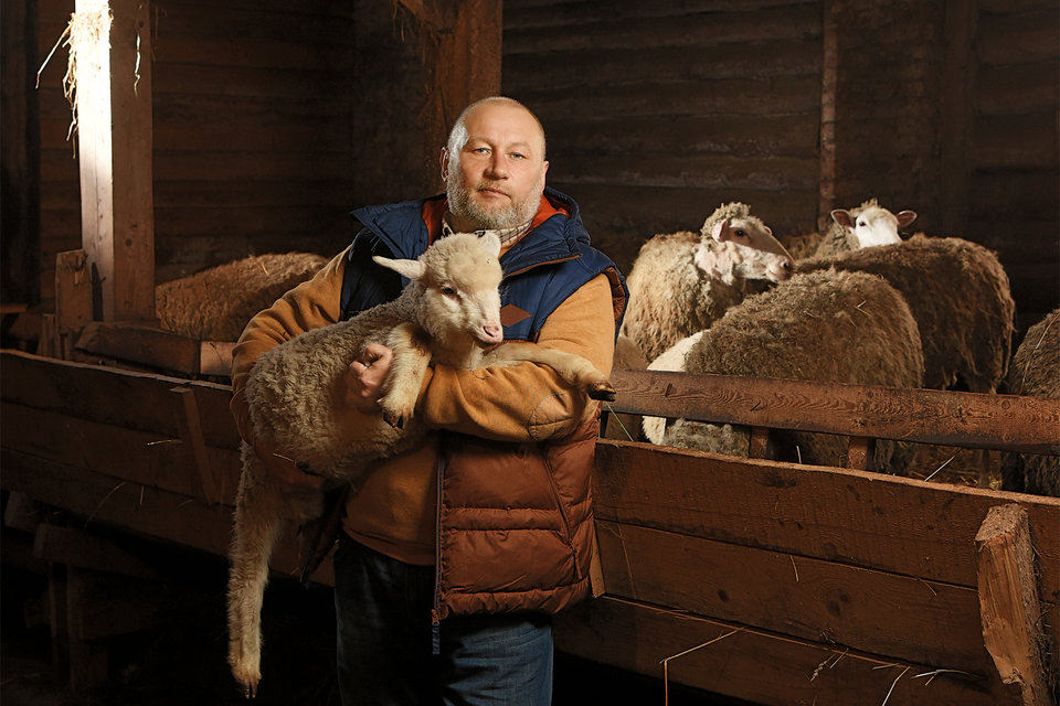 Александр Почепцов, владелец фермы
