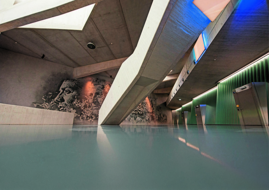 Холлы фрипорта в Люксембурге украшены работами порту­гальского стрит-арт-художника Вилса