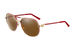 Солнцезащитные очки Must de Cartier в оправе из телячьей кожи