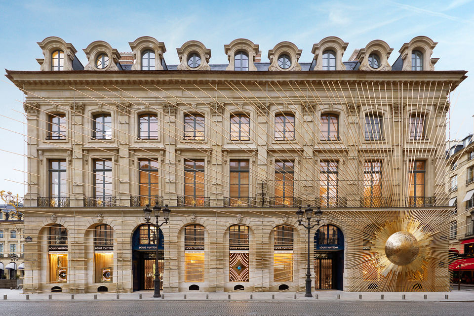 Бутик Maison Louis Vuitton Vendôme снаружи