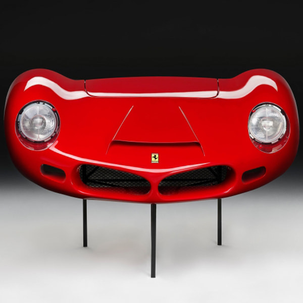 Носовая часть автомобиля Ferrari 268 SP выпуска 1962 год в масштабе 1:1