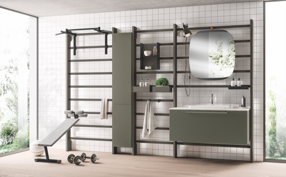 Проект спортивного зала Gym Space от Scavolini