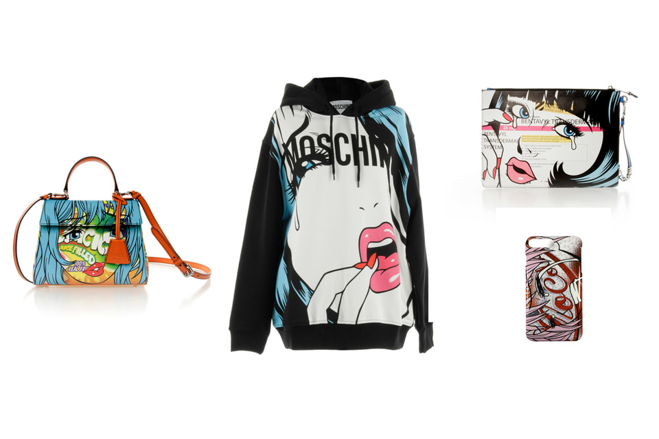 Вещи из коллекции Moschino Eyes
