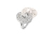 Chanel, кольцо Precious Float из коллекции Flying Cloud, белый жемчуг южных морей, бриллианты, ляпис-лазурь, белое золото