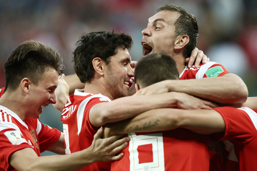 Сборная России разгромила сборную Египта 3:1