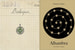 Слева: один из первых эскизов «талисмана на удачу» в виде клевера; Справа: обложка книги Alhambra, написанной к юбилею британским историком Николасом Фоулксом