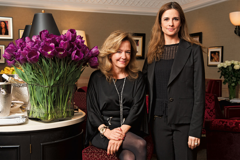 Каролина Шойфеле, сопрезидент Chopard, и Ливия Ферт, основатель организации Eco-Age в России