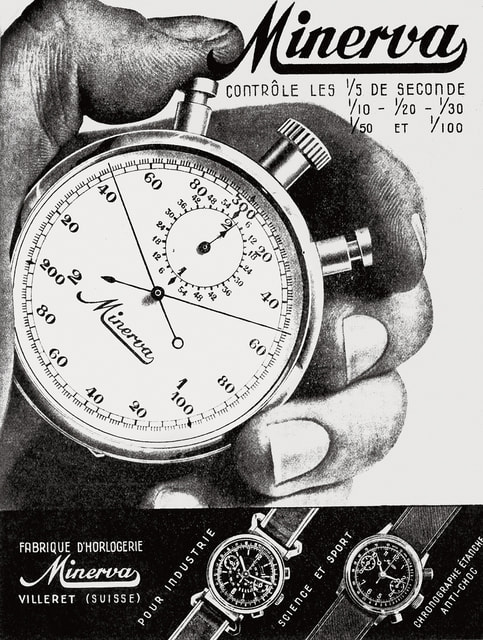 Приобретенная Montblanc в 2007 г. мануфактура Minerva славилась своими профессиональными хронографами