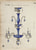 Эскиз люстры из голубого хрусталя, 1858 г.