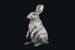 Серебряный кувшин в форме кролика из частной французской коллекции инкрустирован драгоценными камнями. На изделии клеймо фирмы Фаберже. 1894 года, эстимейт £30 000 – 40 000