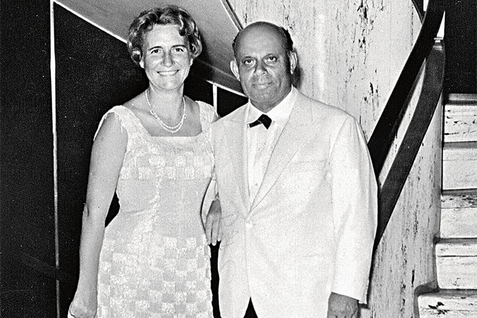 Основатель марки Стефано Серапьян и его жена Джина Флори