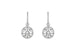 Серьги Dior Rose des Vents, белое золото, бриллианты