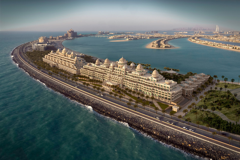 Emerald Palace Kempinski Dubai разместился на крупнейшем искусственном острове а Дубае