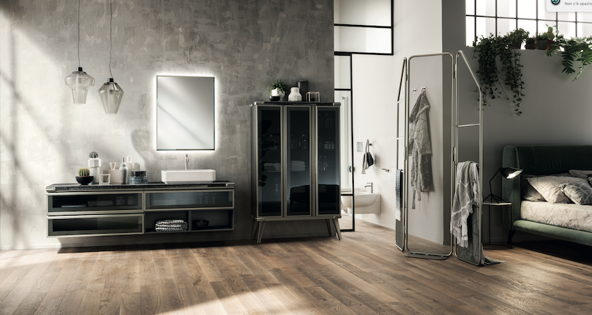 Ванная комната впервые разработана Scavolini вместе с Diesel