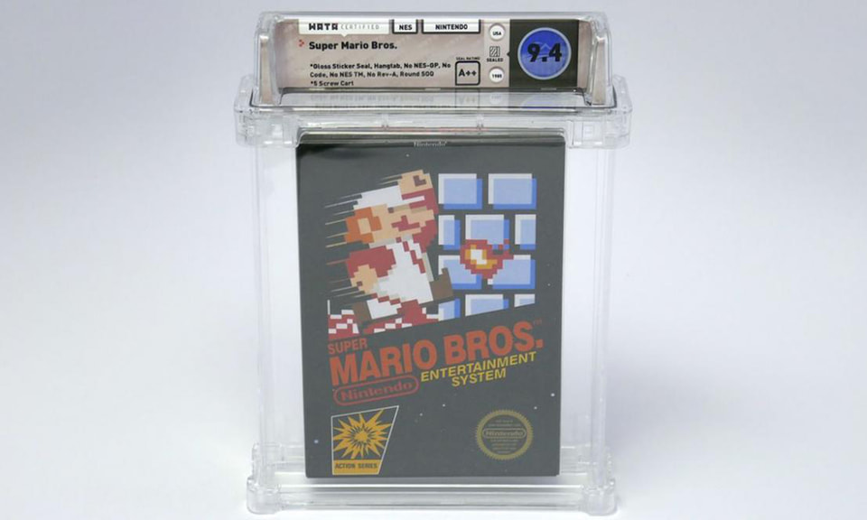 Оригинальная невскрытая копия Super Mario Bros.