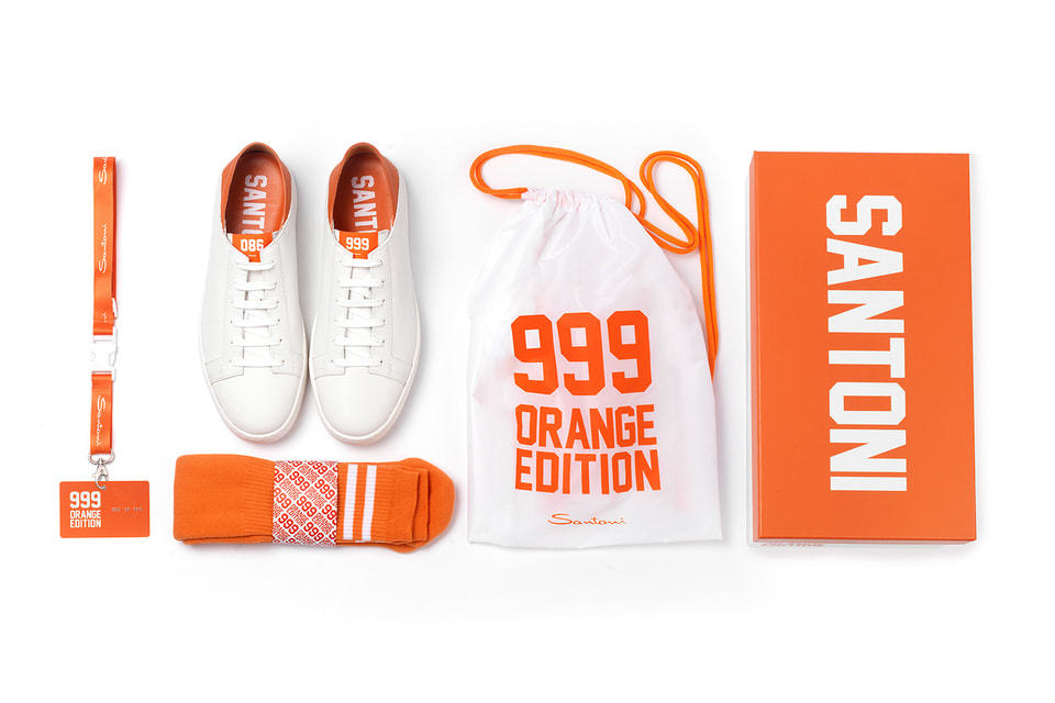 Оранжевое настроение капсульной коллекции Santoni 999 Orange Edition