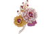 Van Cleef & Arpels, брошь Pensees, розовое золото, рубеллиты, розовые и желтые сапфиры, жемчуг южных морей, бриллианты