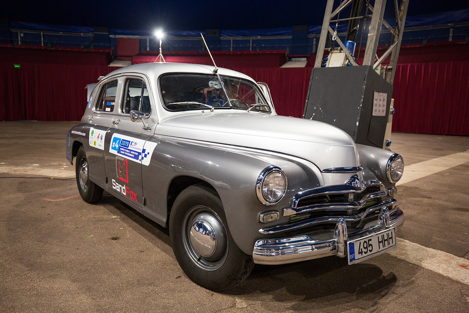 Раритетная Pobeda M-20 1958-го года выпуска, оснащенная электродвигателем, принадлежит раллисту из эстонии Меэлису Мерило