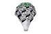 Cartier, кольцо из коллекции Coloratura, белое золото, турмалин, бесцветные бриллианты, оникс