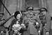 Памела Дигби и Рэндольф Черчилль в день венчания (1939 год)
