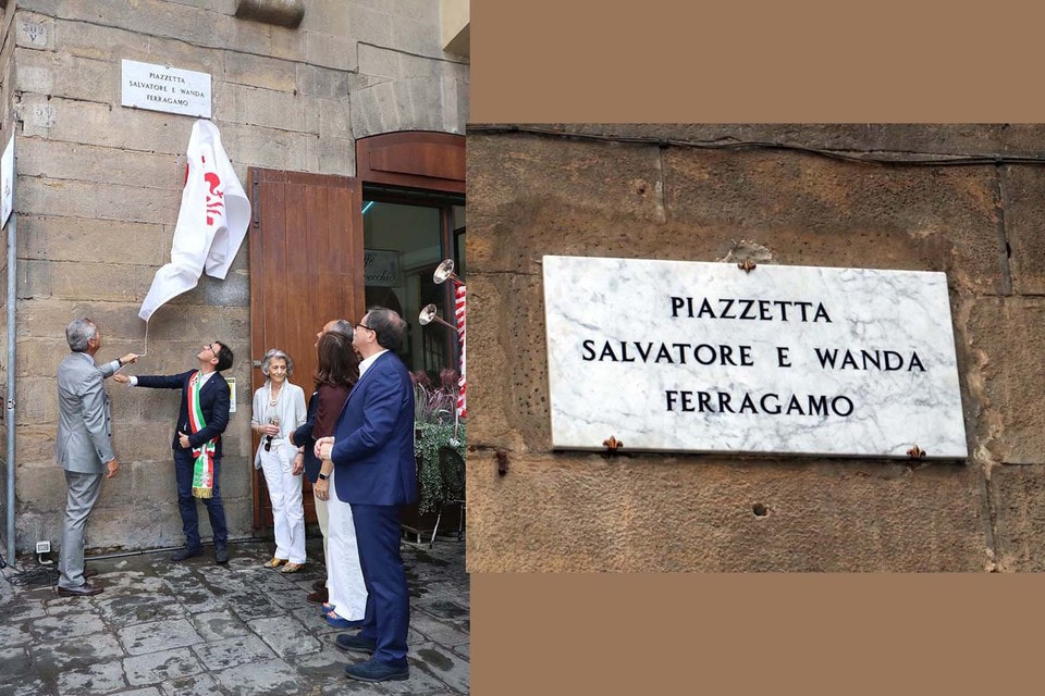 В центре Флоренции теперь есть площадь, названная в честь основателей семейного обувного бренда Salvatore Ferragamo