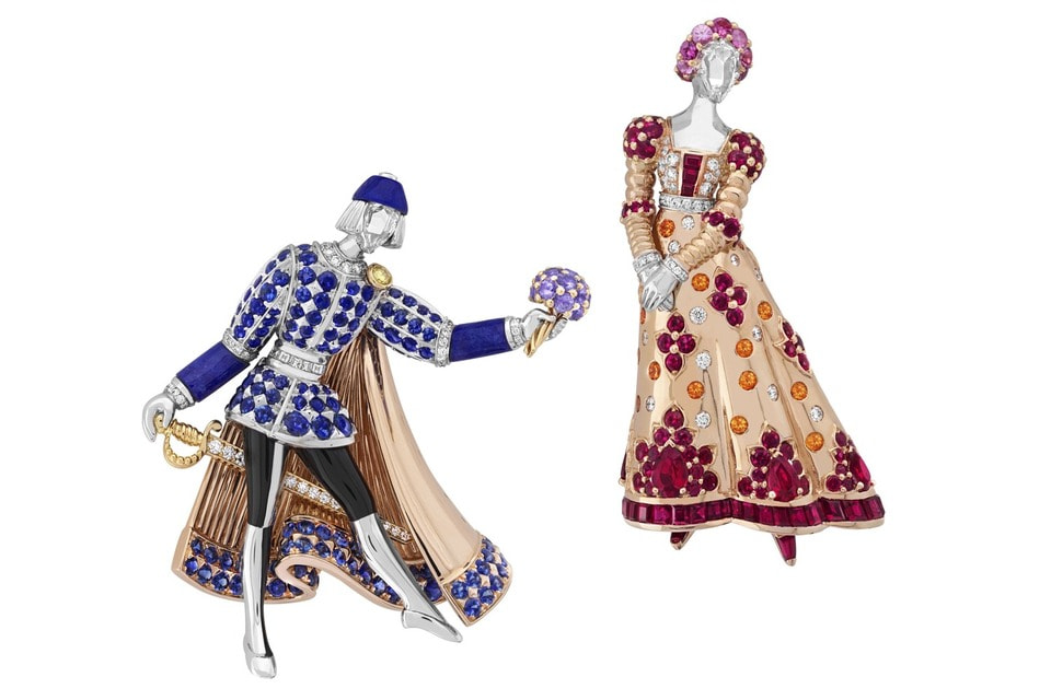 Броши Romeo и Juliet – главные украшения из новой высоко ювелирной коллекции Romeo & Juliet Дома Van Cleef & Arpels – продаются только в паре