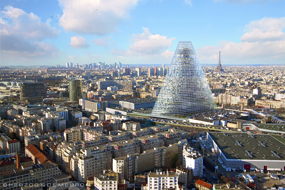 42-этажная башня «Треугольник» в Париже