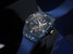 Корпус часов Spirit of Big Bang Tourbillon Carbon Blue создан из карбона, а частью скелетонизированного механизма является турбийон