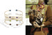 Модель в сотуарах Nudo, в браслетах и с кольцами из коллекции M’ama Non M’ama и сами браслеты из этой коллекции Pomellato
