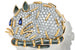 Брошь  Petit Souris из белого и желтого золота с бриллиантами и синими сапфирами Tiffany &amp; Co. by Schlumberger