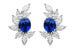 Драгоценные камни для коллекции Mercury High Jewellery закупаются в компании профессиональными геммологами – серьги с синими сапфирами общим весом в 5,27 карата и бесцветными бриллиантами