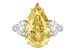 Кольцо Classic из коллекции Mercury High Jewellery c желтым бриллиантом цвета Vivid Yellow весом 15 карат