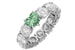 Кольцо Classic из коллекции Mercury High Jewellery c бесцветными бриллиантами и центральным зеленым бриллиантом огранки «сердце» весом 1,07 карата