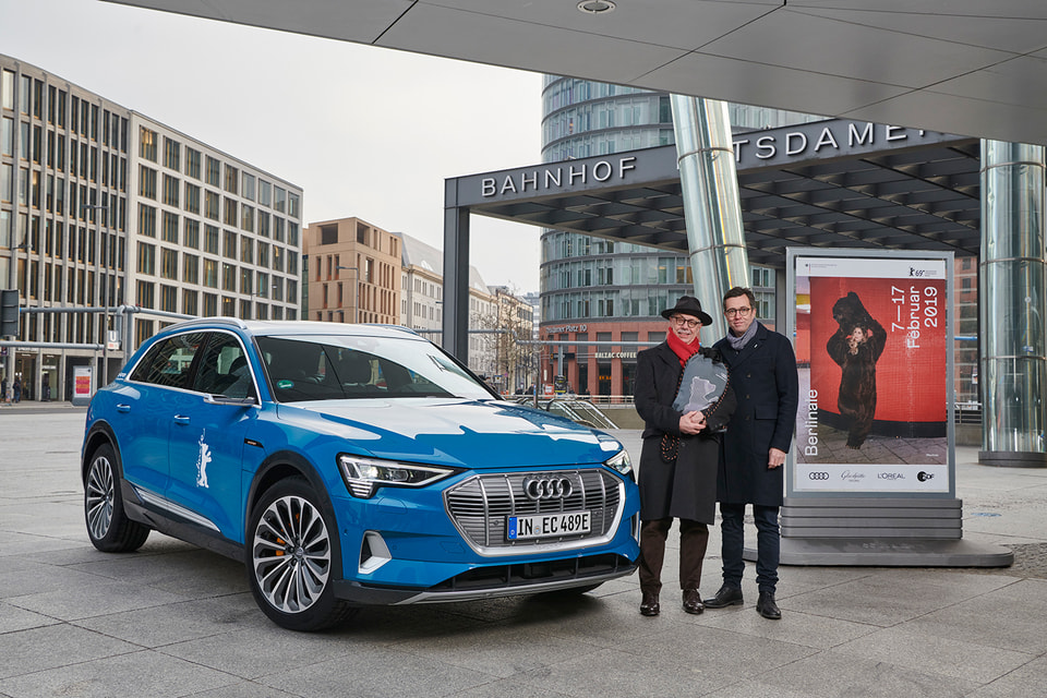 Audi e-tron готов к работе на Берлинале