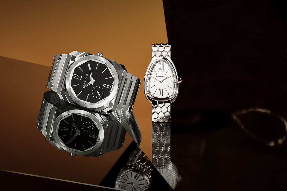 Во время LVMH Watch Week в Дубаи Дом Bvlgari представил Serpenti Seduttori Tourbillon, самые тонкие женские часы с турбийоном в мире, и новые версии Octo, самой популярной своей мужской коллекции часов