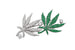 Брошь Bvlgari Happy Leaves из коллекции Wild Pop с бриллиантами и изумрудами