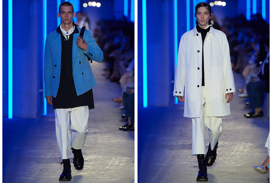 Образы с подиума показа мужской коллекции Prada весна-лето 2020